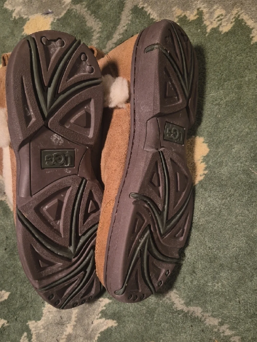 UGG Chestnut Suede Shearling-Lined Winter Boots